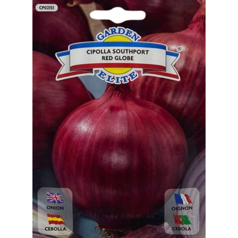 Semillas de Cebolla Red Globe | Variedad de Bulbo Grande