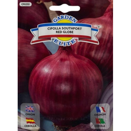 Semillas de Cebolla Red Globe | Variedad de Bulbo Grande