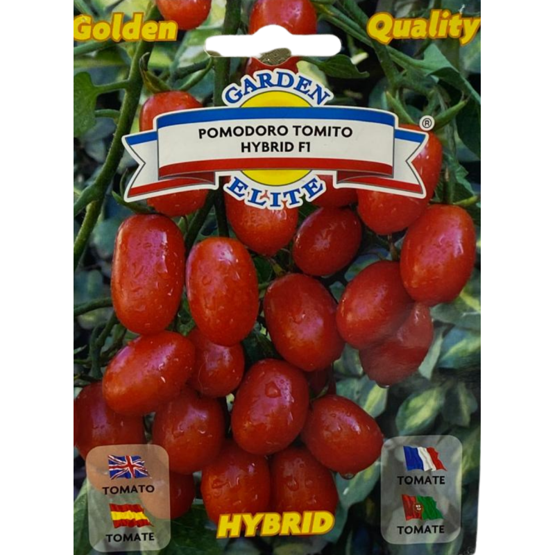 Semillas de Tomate Tomito Híbrido | Dulce | Gran Producción