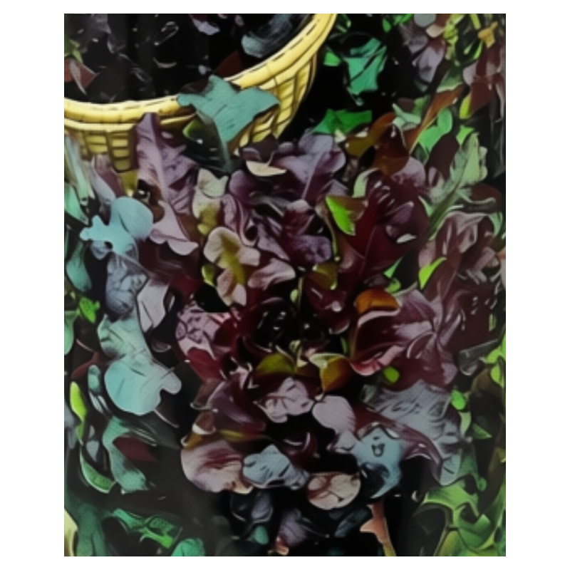 Semillas de Lechuga Red Salad Bowl | Hoja Roble Roja